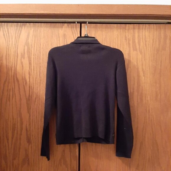 NEW ! Women Duemila Vintage Black Beaded Wool Cardigan Size M - Picture 2 of 11